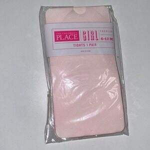 The Children's Place Tights Toddler 6-12M Pink New Nylon Spandex Stretch